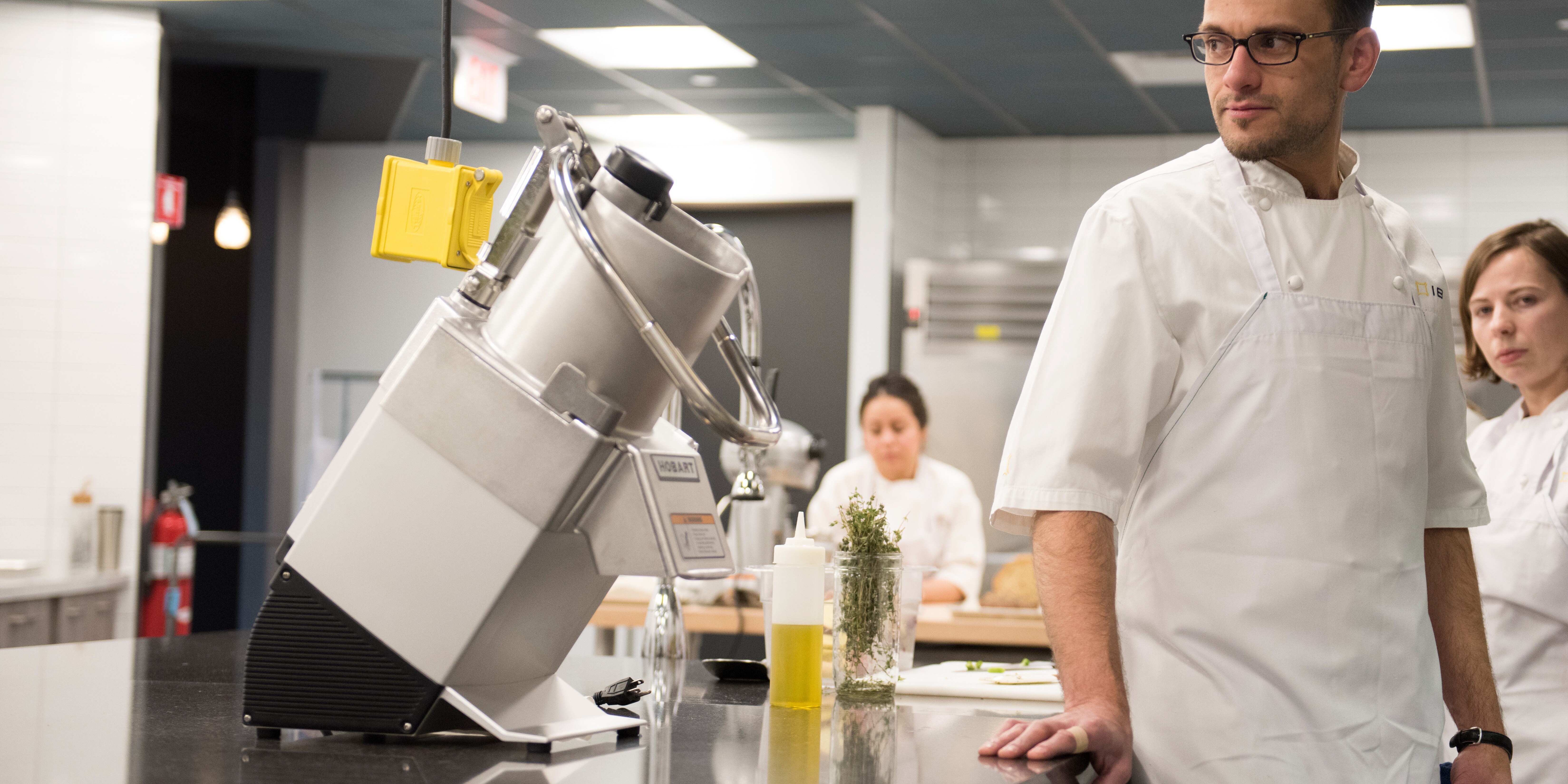 Hobart food processor in a kitchen